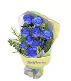 9 Adet mavi g�l Buketi<br>9 Adet Mavi g�lden olu�an buket , Sipari� vermeden �nce �r�n hakk�nda bilgi al�n�z , Ortalama �r�n boyutlar� 35x45 cm